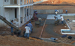 Busy on an amenity project for Bethelview Downs